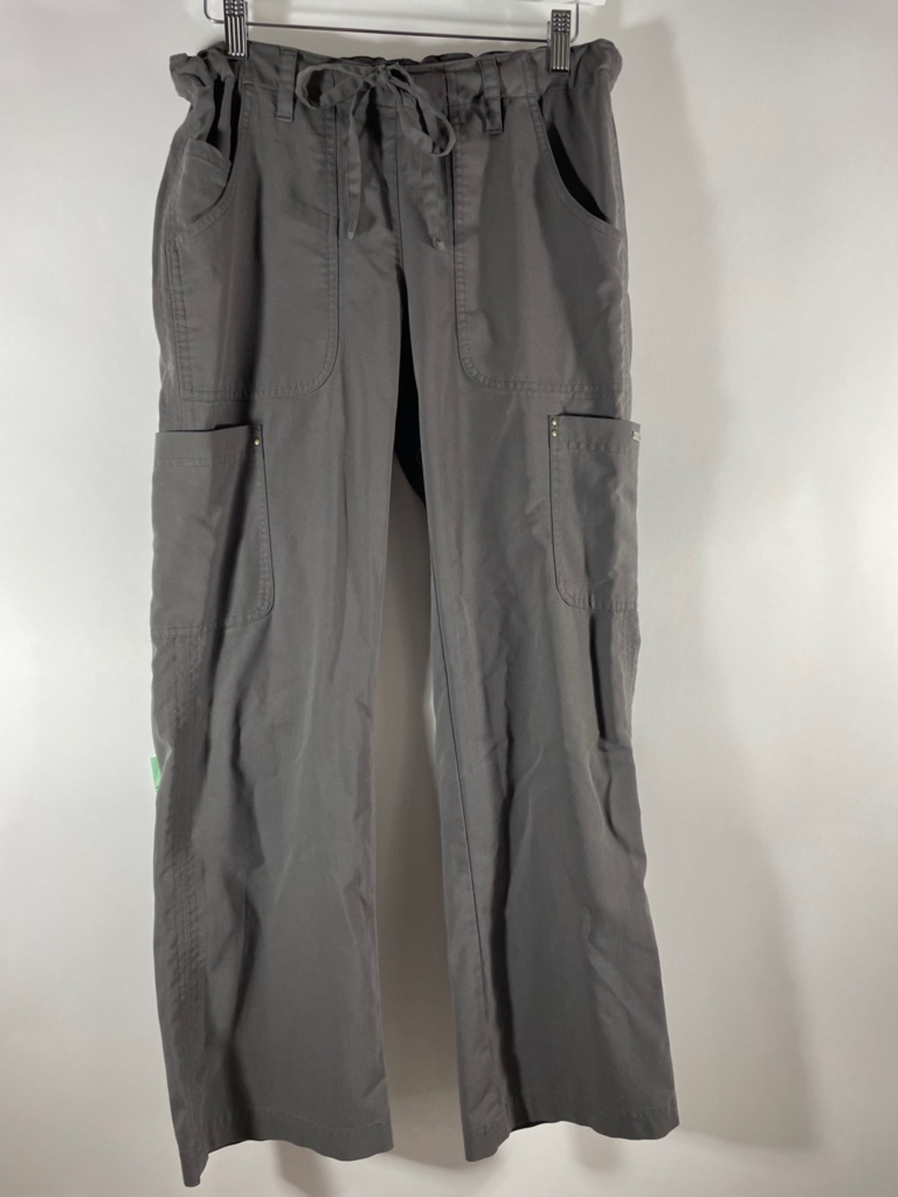 Koi Sapphire Gray “Alicia” Scrub Pants XS Petite Stretch Cargo Style#715P Grey